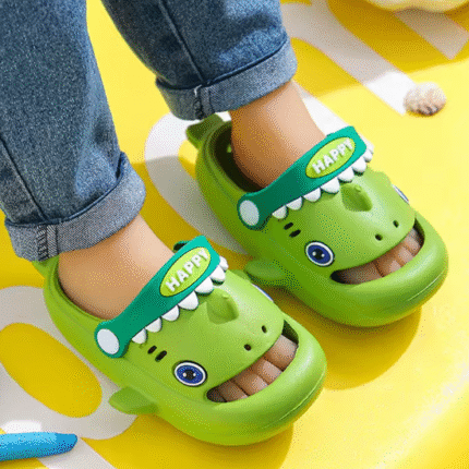 Cute Cartoon Megalodon Shark Slippers