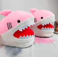 Feerldi Girls Boys Shark Winter Slipper