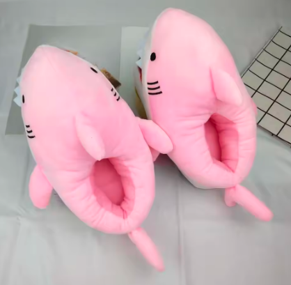 Feerldi Girls Boys Shark Winter Slipper Women