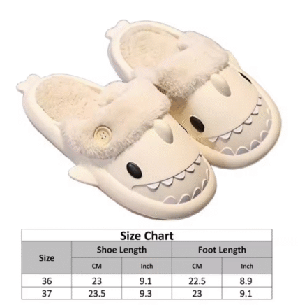 House Slippers Cozy Sharklas Slipper