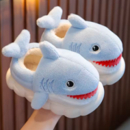 New Winter Shoes with Cute Cartoon Shark