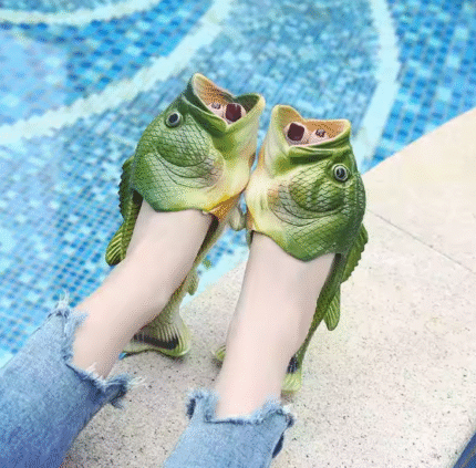 Sharklas Fish Slippers New Women's