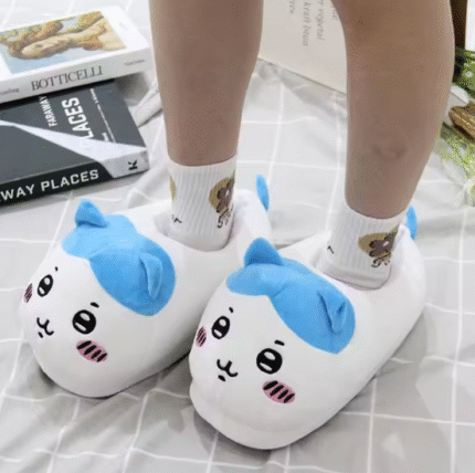 Sharklas Kawaii Chiikawas Plush Slippers