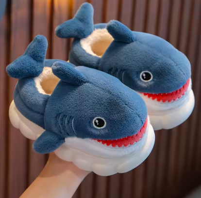 Shoes with Cute Cartoon Shark Heels