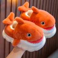 Winter Shoes with Cute Cartoon Shark Heels